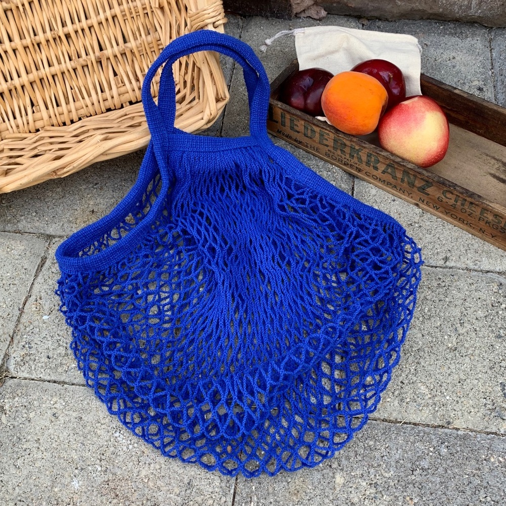 ✨SHORT HANDLE FRENCH MARKET STRING NET BAG